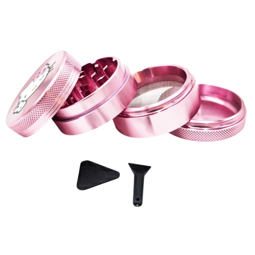 Hello Kitty Aluminium Grinder Peace Pink