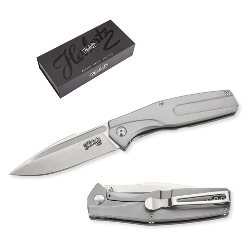 Herbertz Taschenmesser Edelstahl – Silber