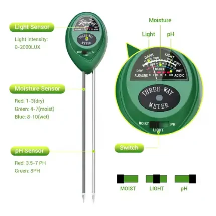VDL Rapi Test 3in1 PH Light and Moisture