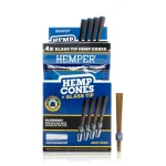 Hemper Hemp Cones Blueberry + Glass Tips Mini (4 Stück)