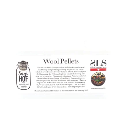 Swiss Living Soil Wool Pellets 1kg