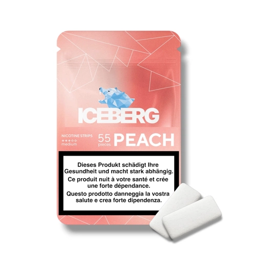 Iceberg Peach Nicotine Strips