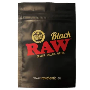 Raw Odorfree Storage Bags M Black 12pcs