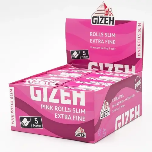 GIZEH Rolls Slim – Pink